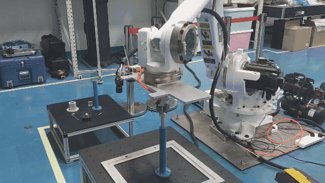 Robotic shaft-in-hole assembly demonstration